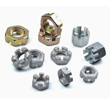 Titanium Slotted Nut